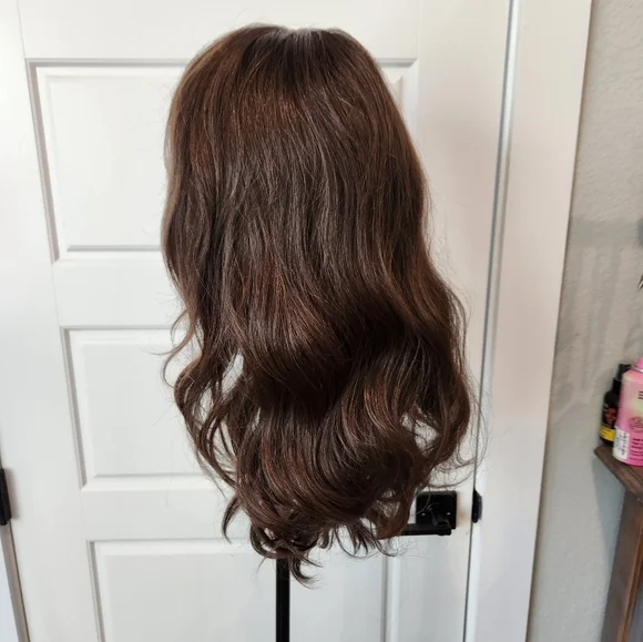 Brown Balayage Synthetic Wig - Picture 4 of 8